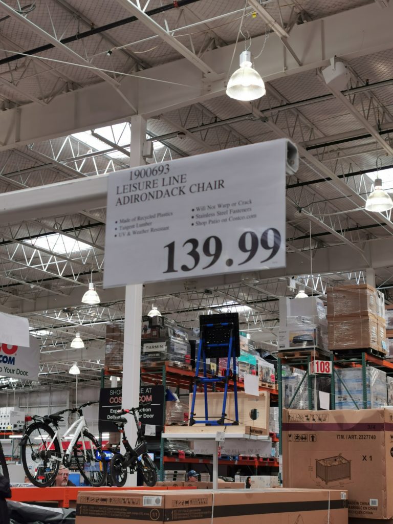 Adirondack Chair by Leisure Line CostcoChaser