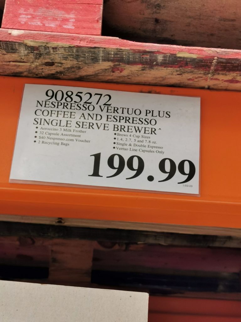 Costco9085272NespressoVertuoPlusCoffeeEspressoSingleServeMaker