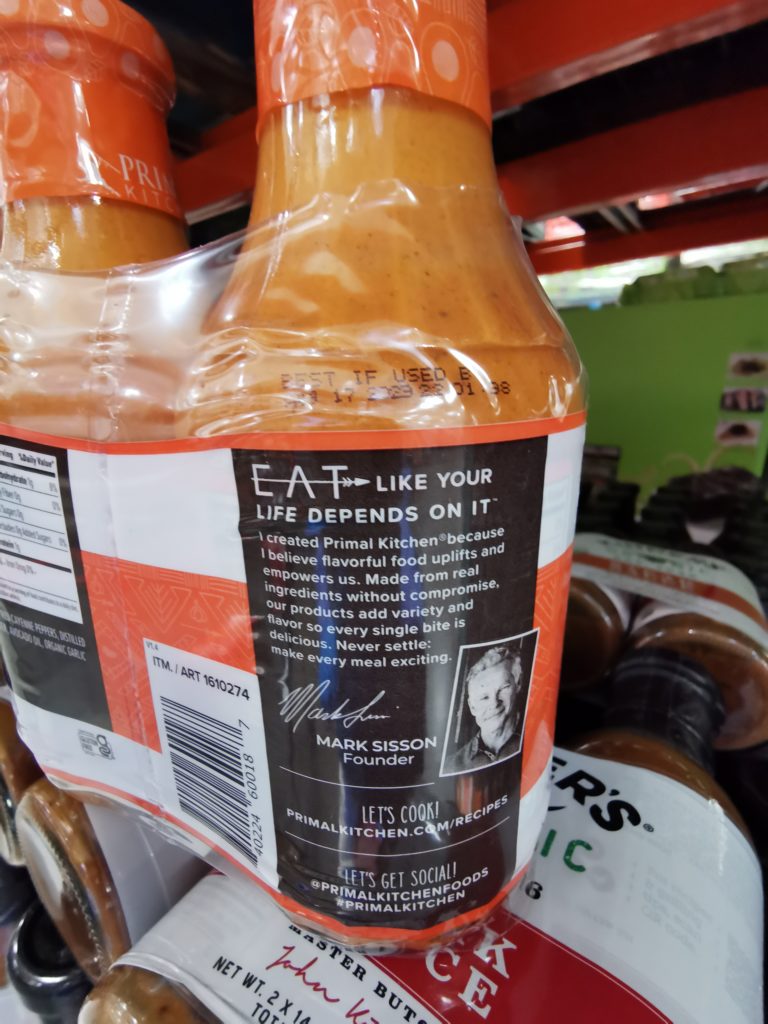 Costco1610274PrimalKitchenBuffaloSaucewithAvocadoOilchart1