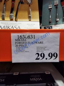 Costco-1630831-Mikasa-Forged-Flatware-Set-20-piece-tag