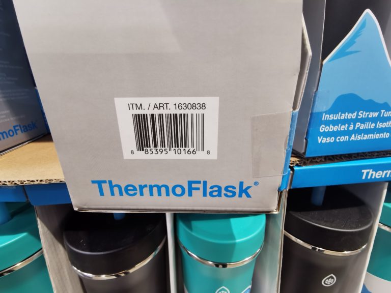 Costco1630838ThermoFlaskStainlessSteel32ozStrawTumblerbar