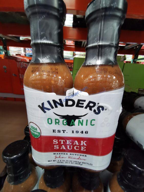 Kinder’s Organic Steak Sauce 2/14.5 Ounce Bottles
