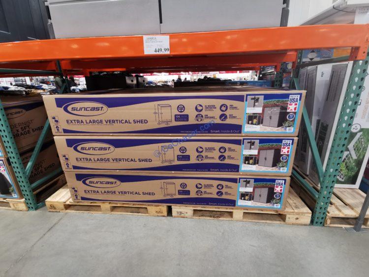 Costco1694814SuncastResinVerticalShedall CostcoChaser