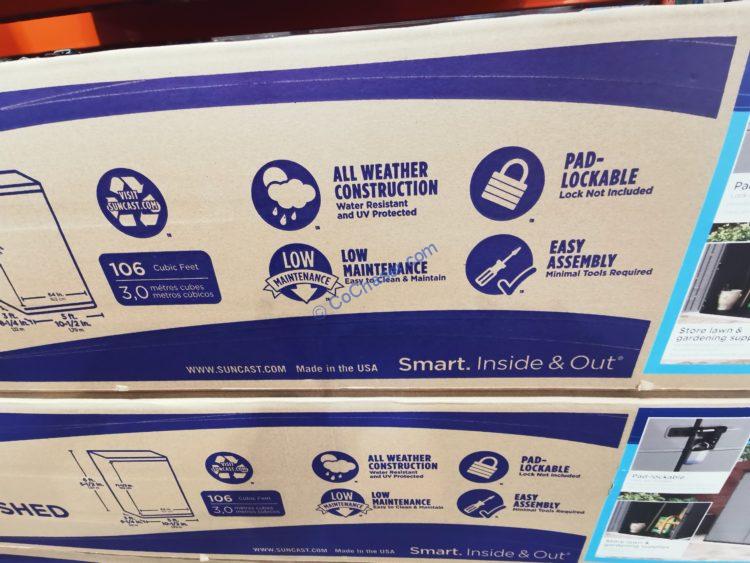 Costco1694814SuncastResinVerticalShed4 CostcoChaser
