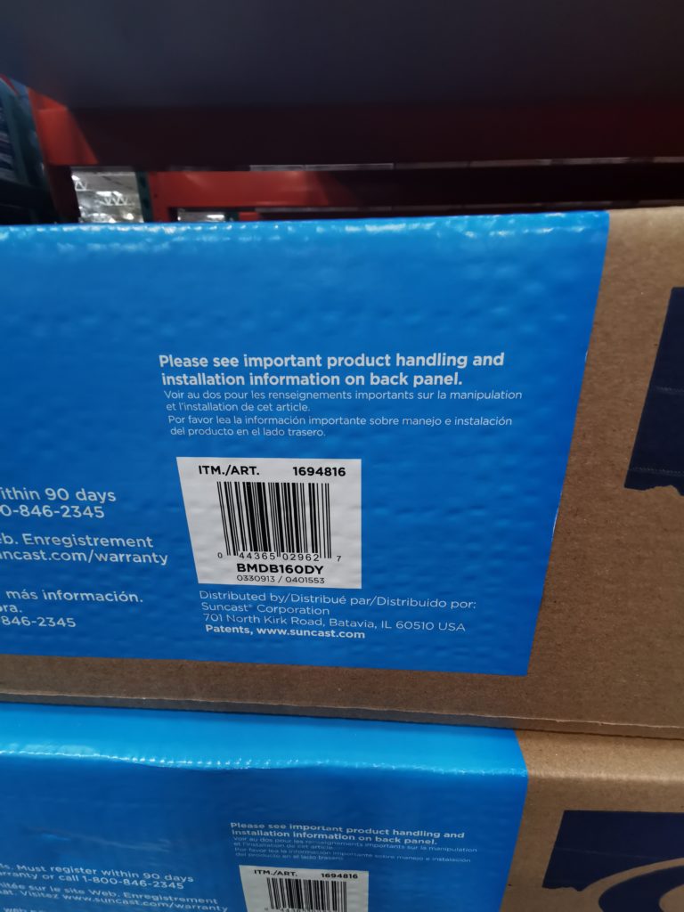 Costco1694816Suncast160GallonResinDeckBoxbar CostcoChaser