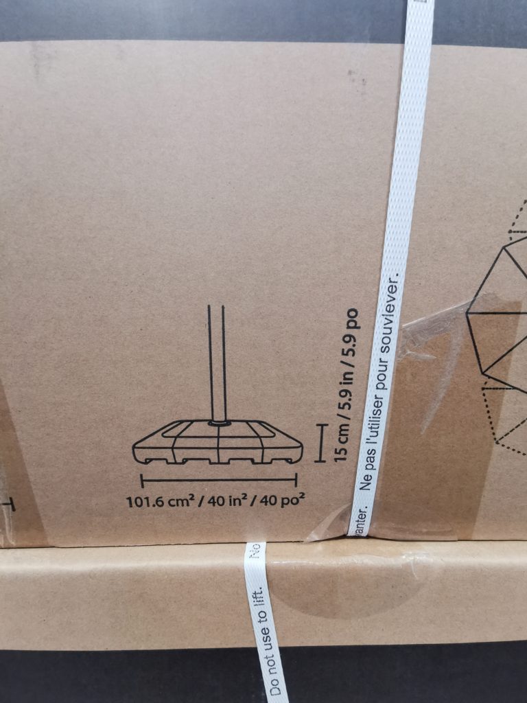 Costco2327231SeasonsSentry11FTSolarLEDCantileverUmbrellasize1