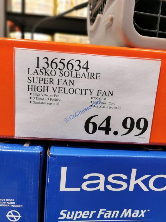 Lasko Soleaire Super Fan High Velocity Fan – CostcoChaser