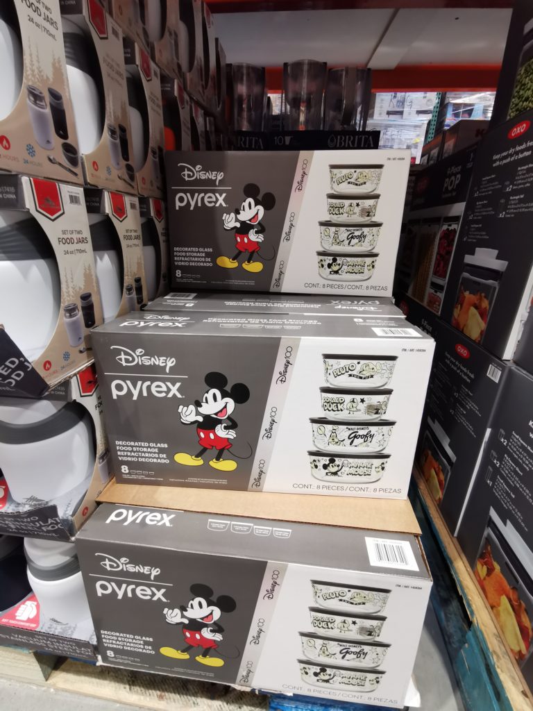 Costco1459394Pyrex8PieceDisney100thYearFoodStorageSetall