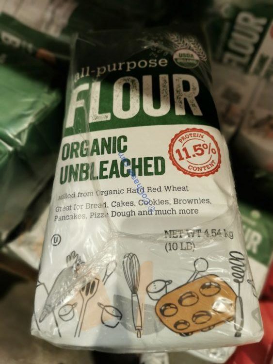 Organic Unbleached All Purpose Flour 2/10 Pound Bags CostcoChaser