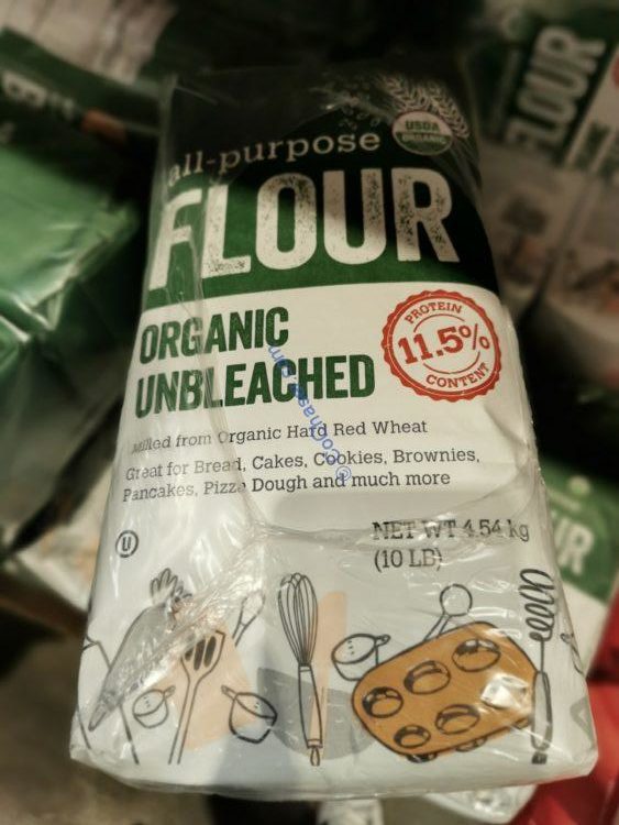 Organic Unbleached All Purpose Flour 2/10 Pound Bags