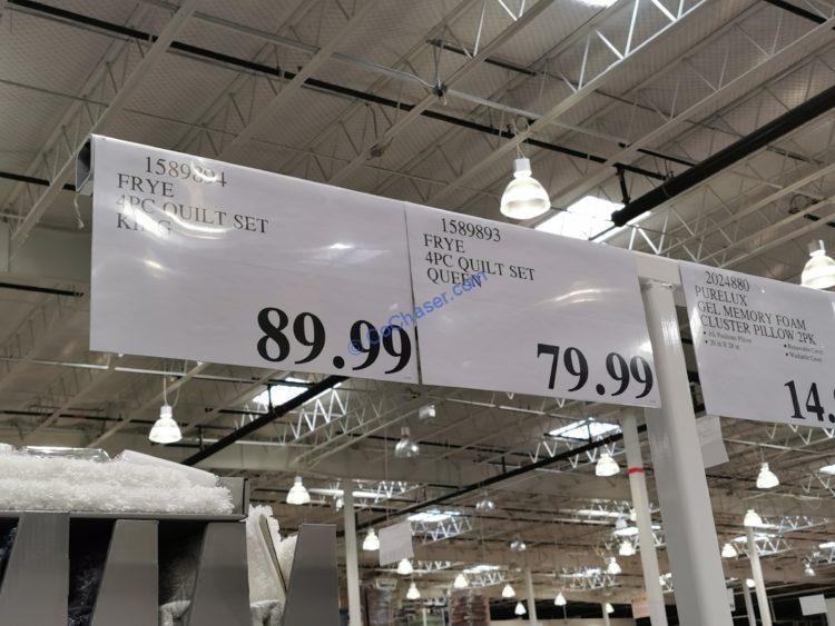 Frye 4PC Quilt Set, King or Queen CostcoChaser