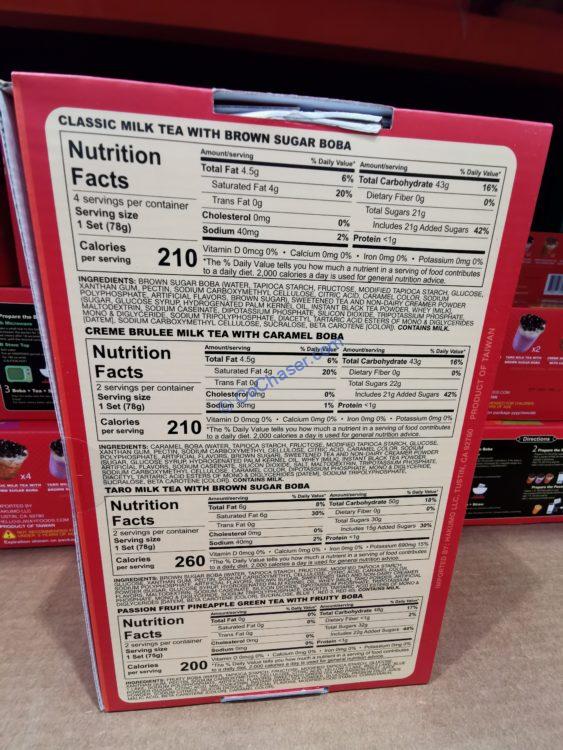 Costco1608292JWayBOBATeaSetchart CostcoChaser