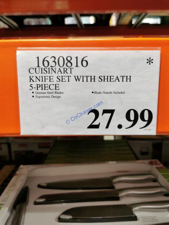 Costco1630816Cuisinart5KnifeSetwithSheathtag CostcoChaser