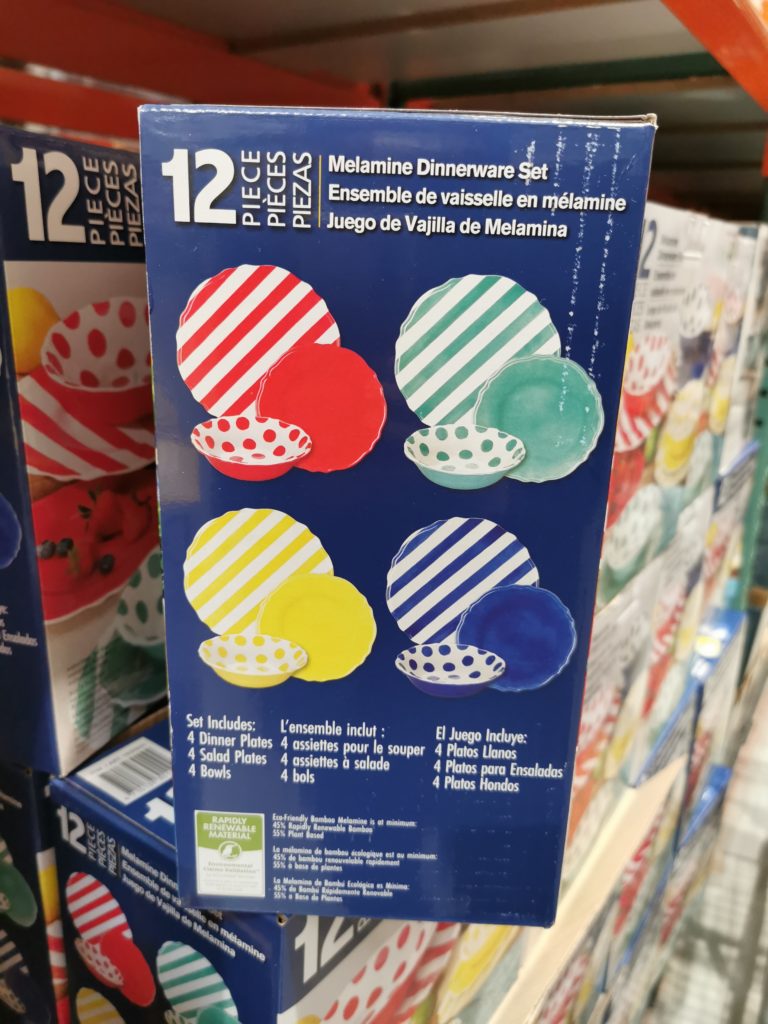 Costco1630833MelamineDinnerwareSet3 CostcoChaser