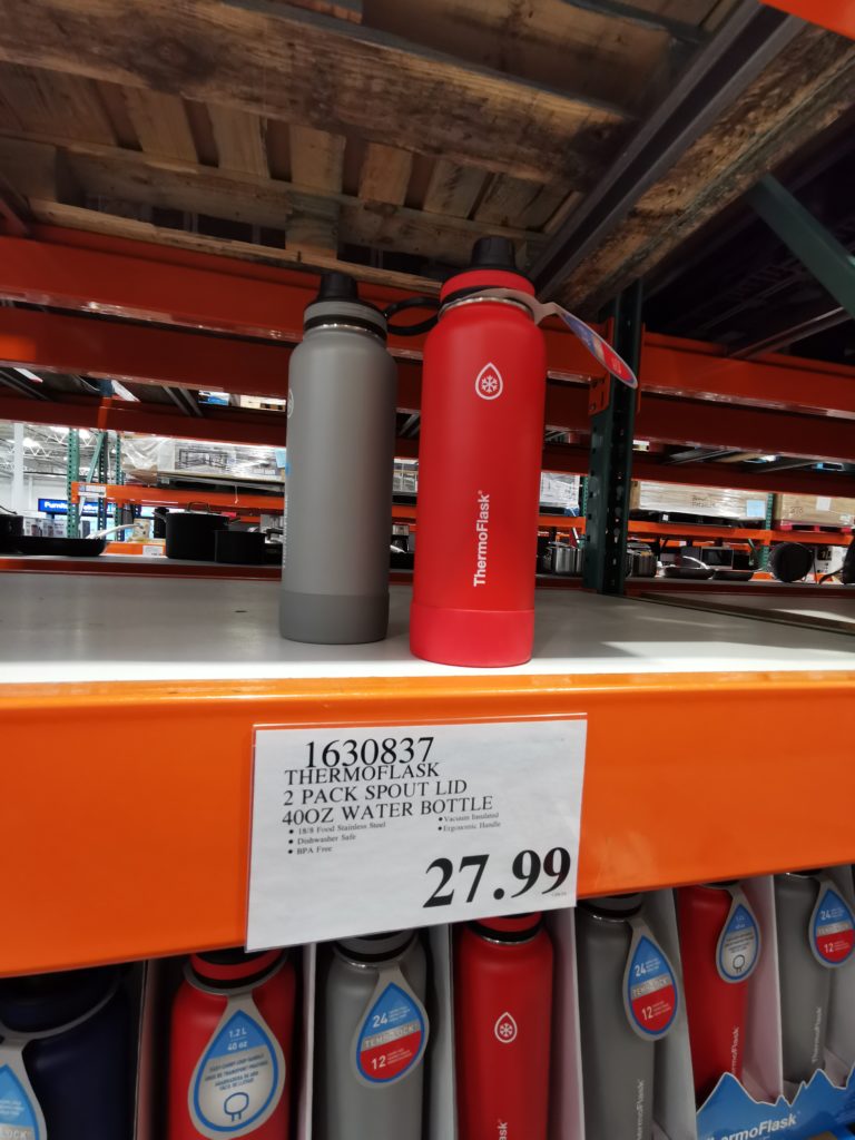 Costco1630837ThermoFlask40ozSpoutLidWaterBottle CostcoChaser