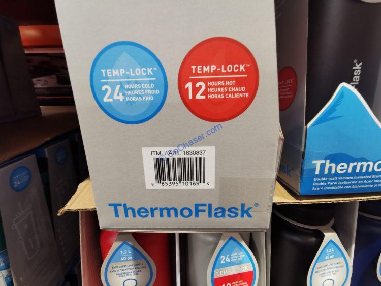 Costco1630837ThermoFlask40ozSpoutLidWaterBottlebar CostcoChaser