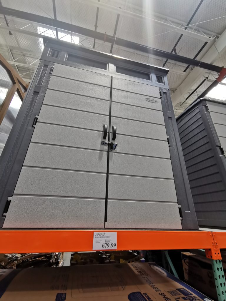 Suncast 6′ x 5′ Resin Modern Shed CostcoChaser