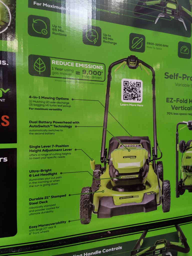 Costco1704200GreenworksPRO80VSelfPropelledMower5 CostcoChaser