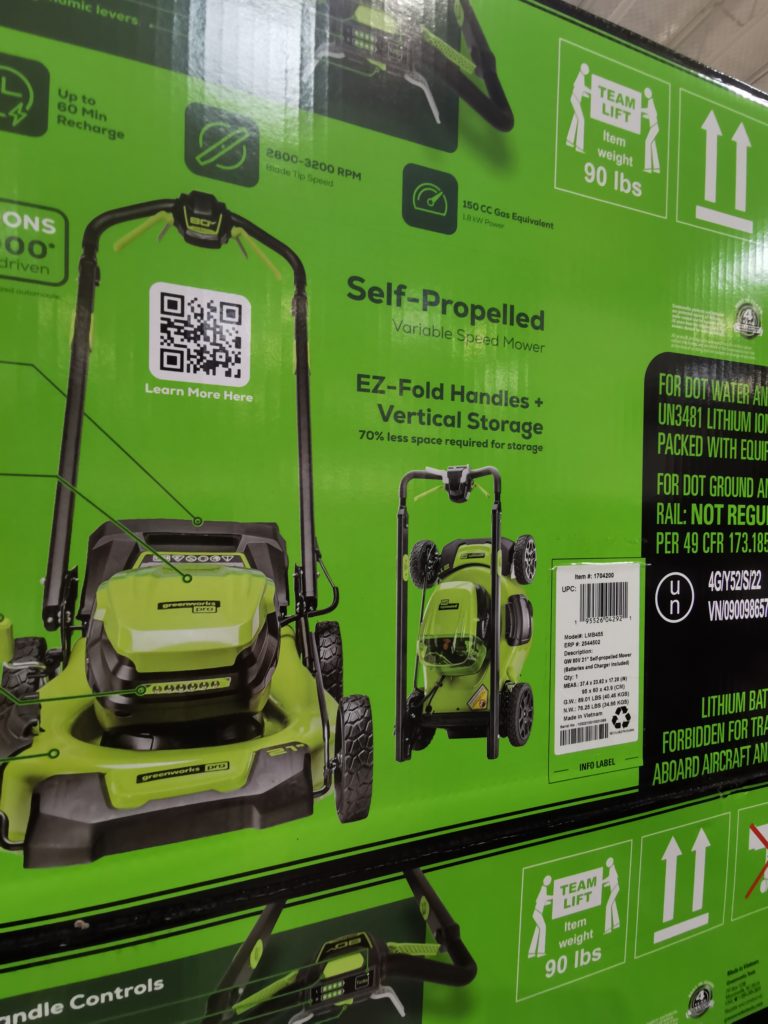 Costco1704200GreenworksPRO80VSelfPropelledMower6 CostcoChaser