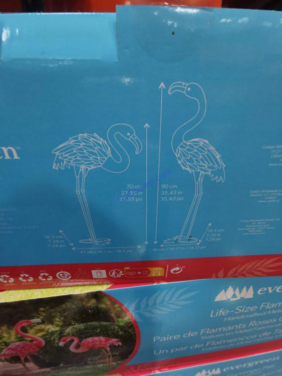 Costco-2127656-Evergreen-Metal-Pink-Flamingo-Statue-Pair-size – Costco