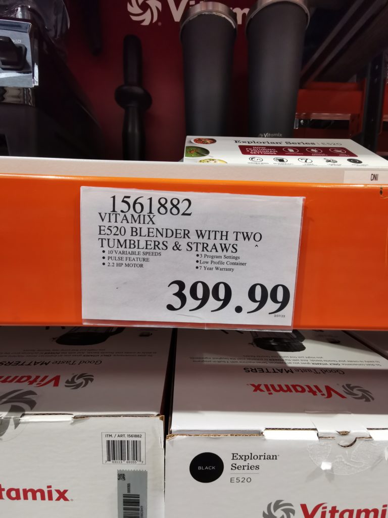 Costco1561882VitamixE520Blendertag CostcoChaser