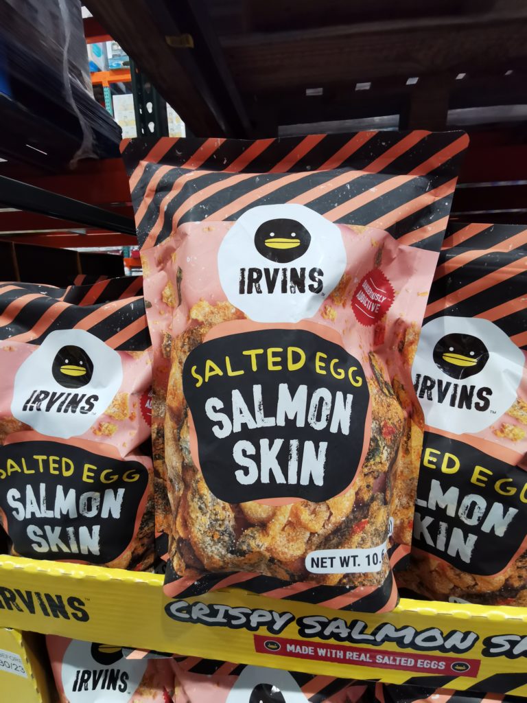 IRVINS Salted Egg Salmon Skin 10.6 Ounce Bag CostcoChaser