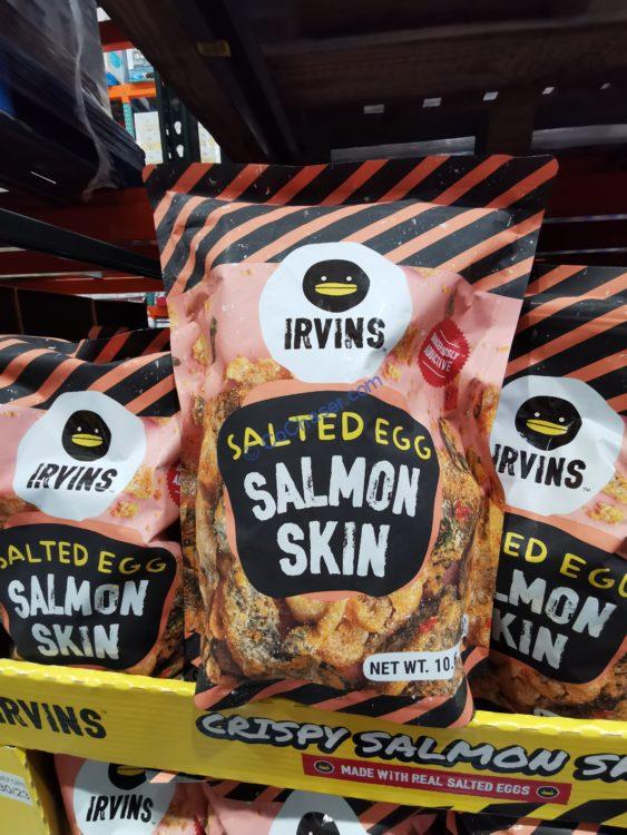 IRVINS Salted Egg Salmon Skin 10.6 Ounce Bag
