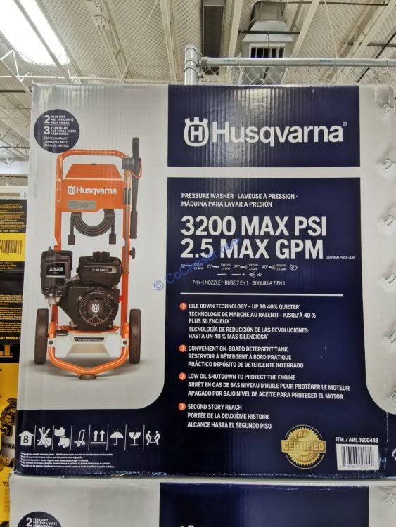 Costco1600448Husqvarna3200PSI2.5GPMGasPoweredPressureWasher4