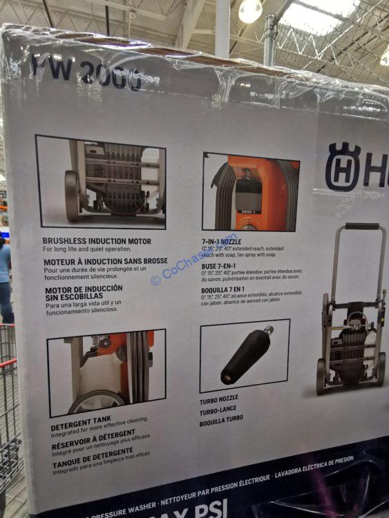 Husqvarna 2000 PSI Electric Pressure Washer with Turbo Nozzle