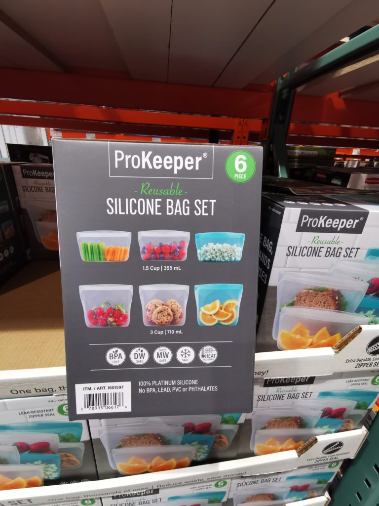 Costco1601597ProKeeper6pieceReusableSiliconeBagSet6 CostcoChaser