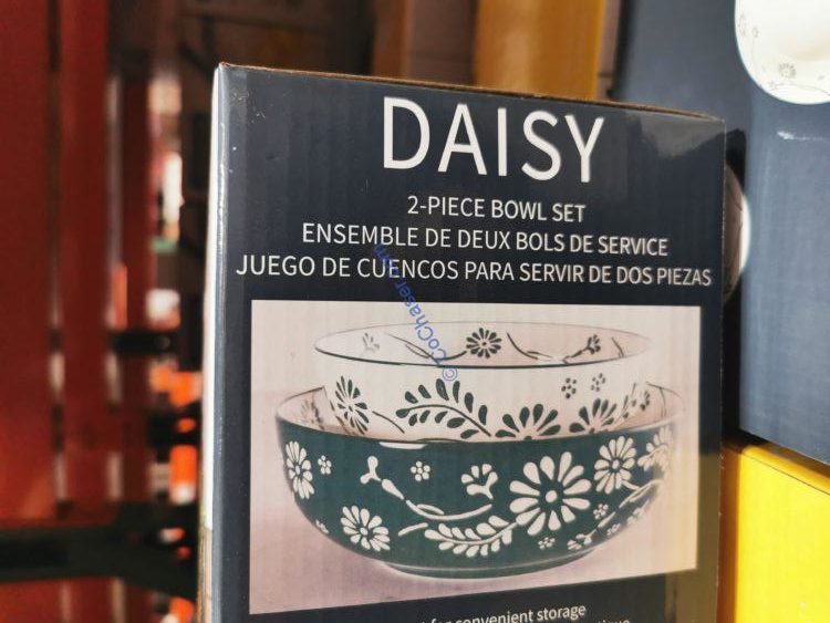 Daisy Serving Bowls 2Piece CostcoChaser