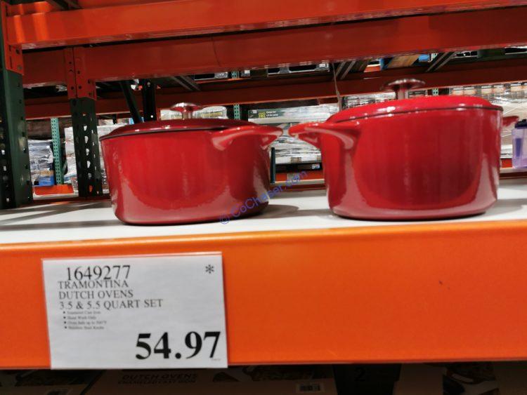 Costco Deal: 2 Pack Dutch Ovens! Fair warning, these are not made in the  USA Tramontina, and they are good only up to 450F only, but might be a  good starter set