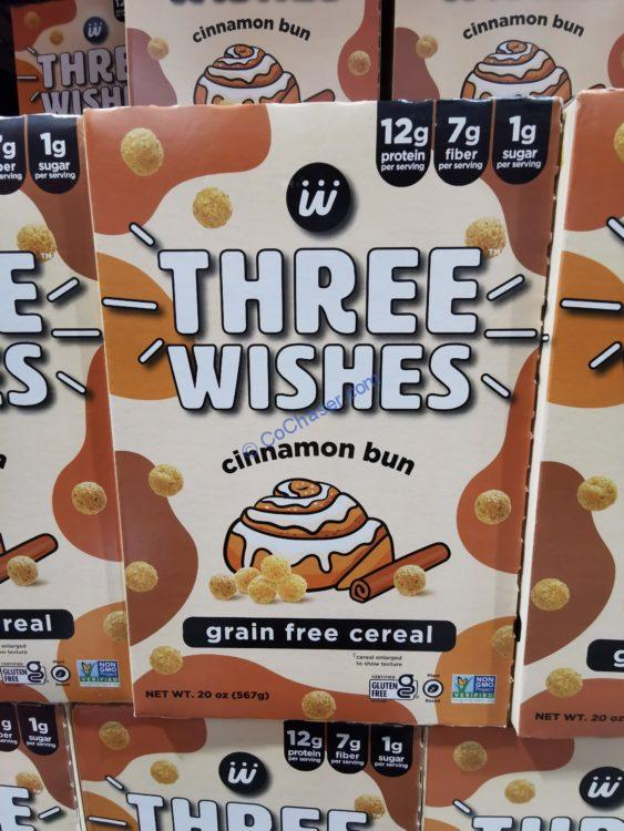 Three Wishes Cinnamon Bun Cereal 2/10 Ounce Bags