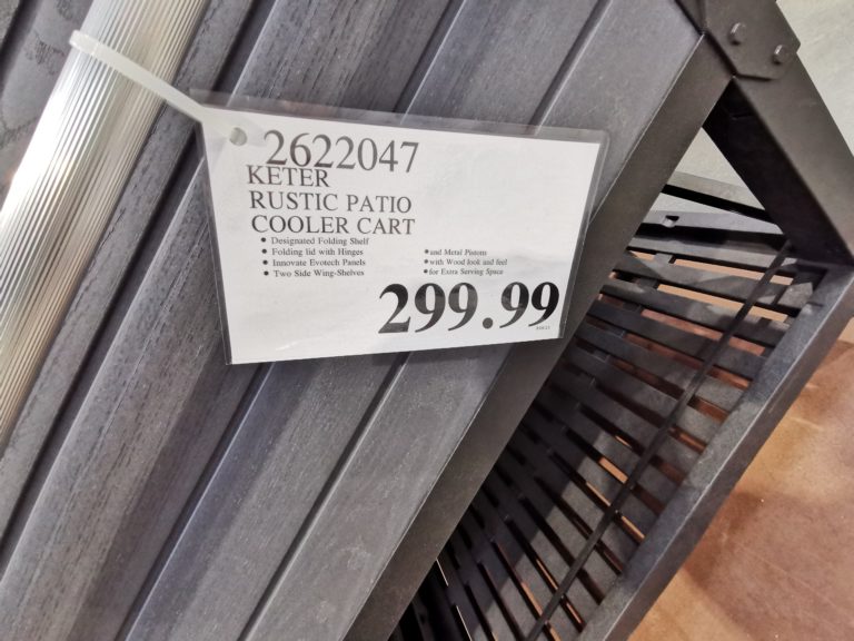 Costco2622047KeterRusticPatioCoolerCarttag CostcoChaser