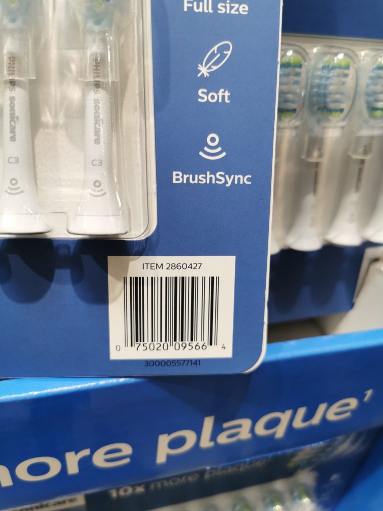 Costco2860427PhilipsSonicarePremiumPlaqueBrushHeadbar