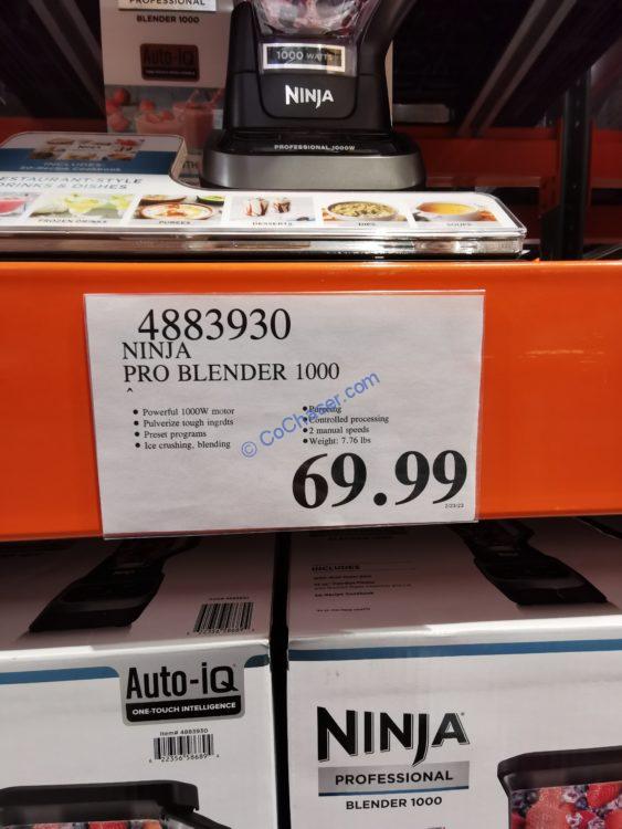 Costco4883930NinjaPROBlender1000tag CostcoChaser