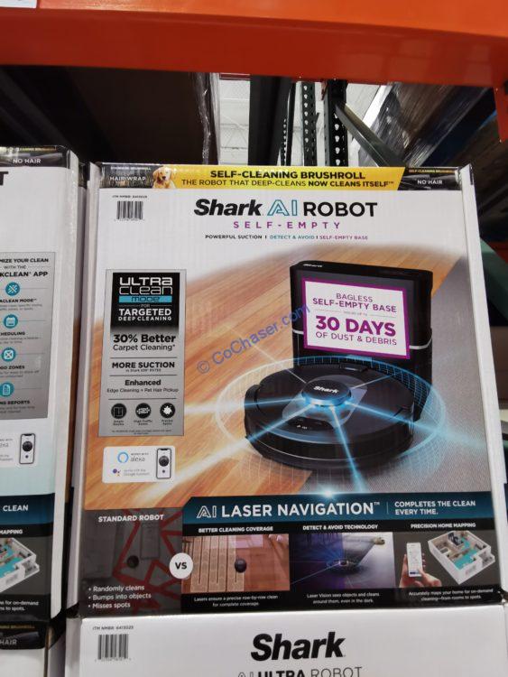 Shark AI Ultra Robot Vacuum with Self-Empty Base, Model UR2500SR