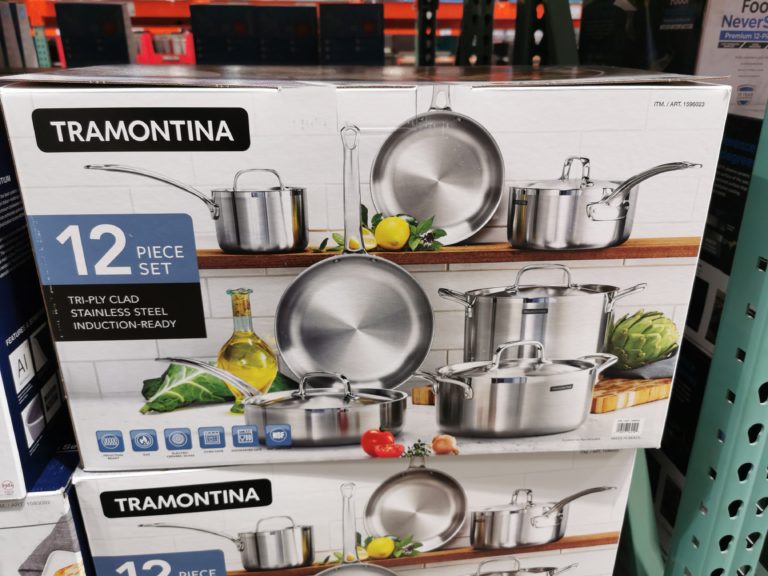 Tramontina 12piece Stainless Steel Cookware Set CostcoChaser