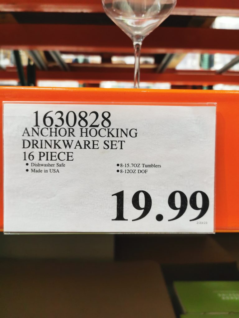 Costco1630828AnchorHockingSwivelDrinkwareSettag CostcoChaser
