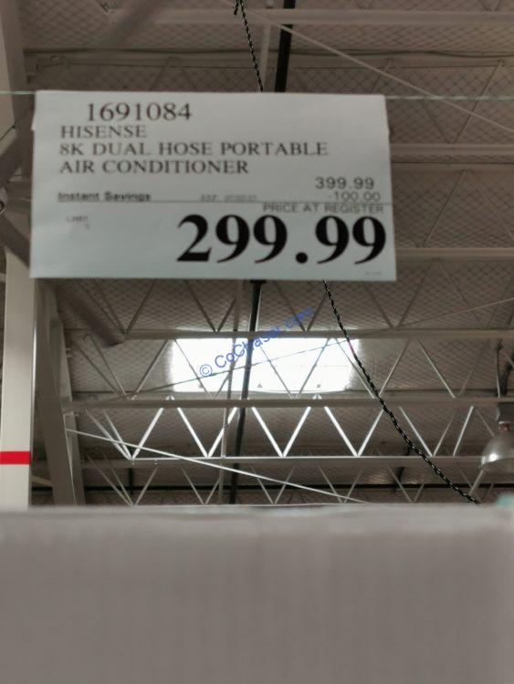 Costco1691084HisenseSmartSACC8000BTUDualHosePortableAir