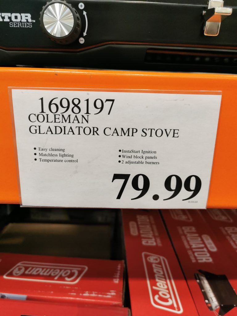 Costco1698197ColemanGladiatorCAMPStovetag CostcoChaser