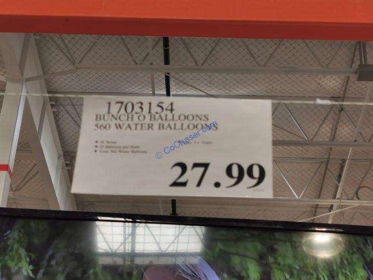 Costco1703154ZURUBunchOBalloons560WaterBalloonstag CostcoChaser