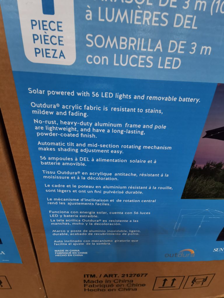 Costco2127677Sunvilla10FTSolarLEDMarketUmbrella1 CostcoChaser