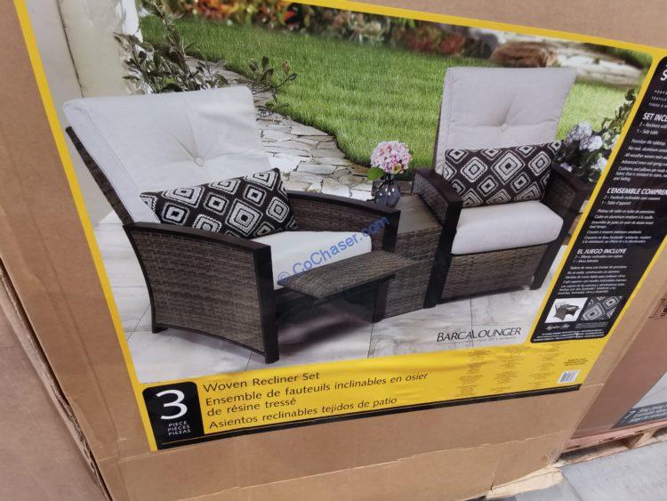 Costco2327653BarcaloungerEdgewater3PCReclinerSet3 CostcoChaser