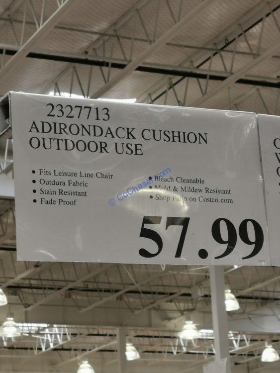 Costco2327713AdirondackCushiontag CostcoChaser