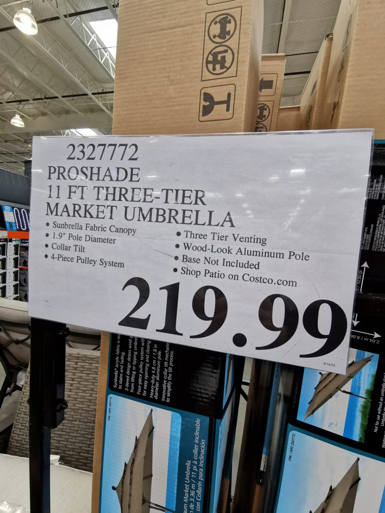 Costco2327772Proshade11ftThreeTierMarketUmbrellatag CostcoChaser