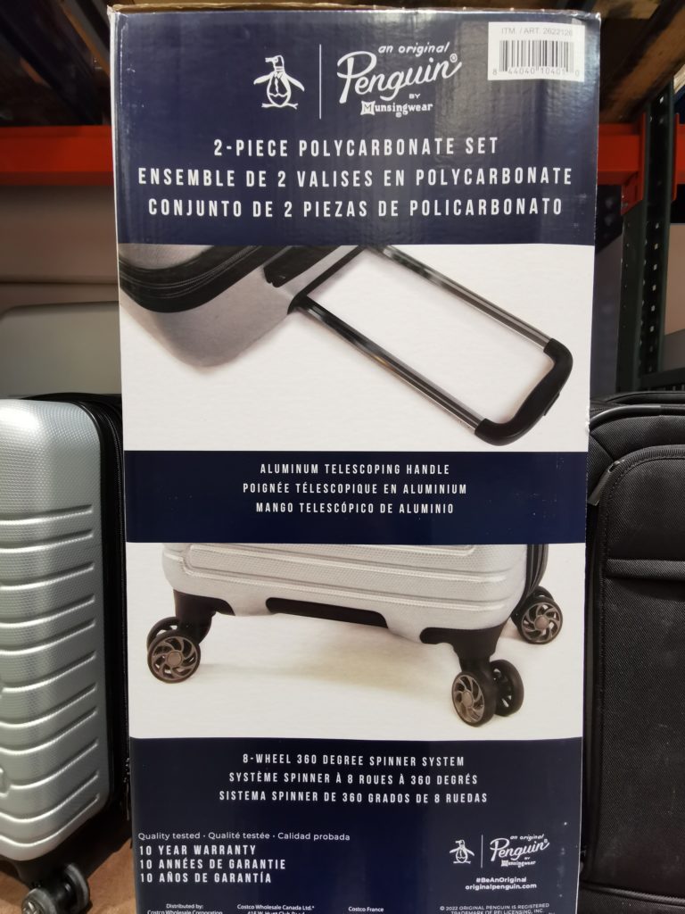 Costco2622126OriginalPenguin2PCHardsideSpinnerLuggageSet1