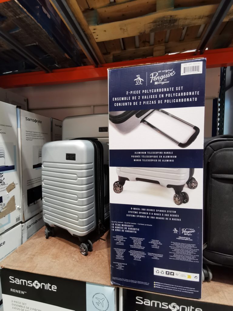 Costco2622126OriginalPenguin2PCHardsideSpinnerLuggageSet3