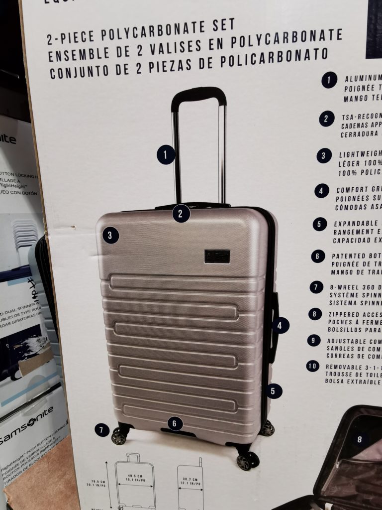 Costco2622126OriginalPenguin2PCHardsideSpinnerLuggageSet6
