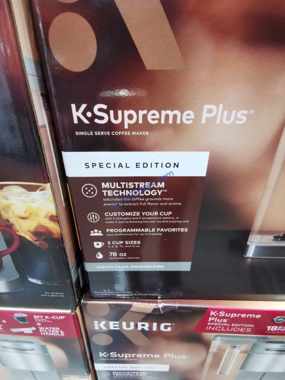 Keurig KSupreme Plus Special Edition Single Serve Coffee Maker, with